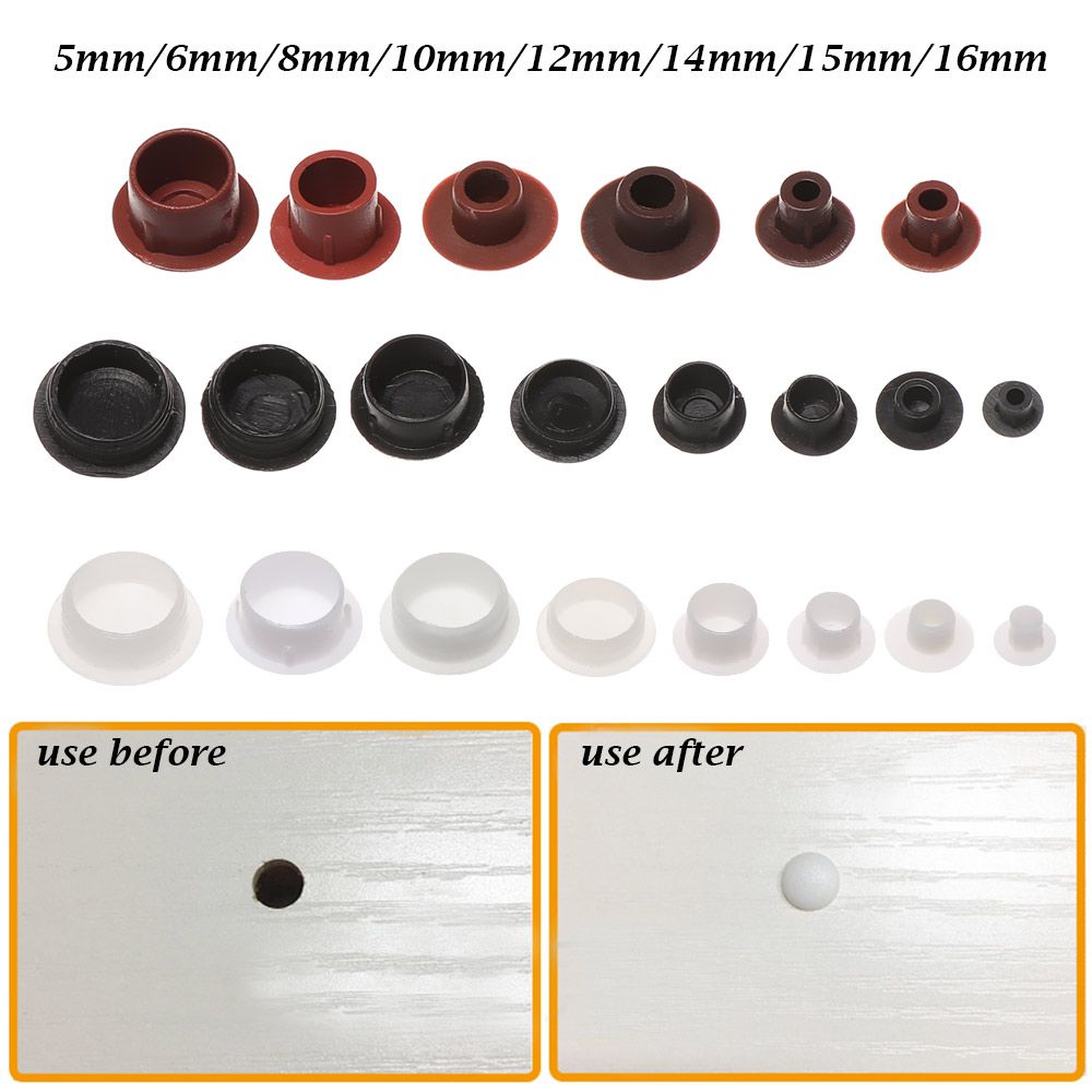 Furniture Hardware Covers - 50pcs 5-16mm Möbel Loch abdeckungen Schutz