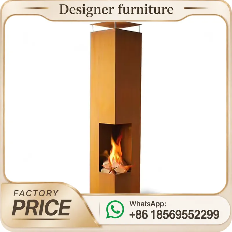 Home Furniture & Hardware Trading - Tragbarer Holzpellet-Ofen mit Schornstein, moderne Heizung