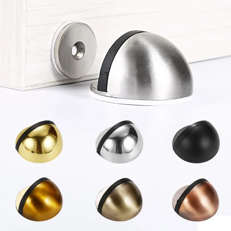 Door Stopper Heavy - Magnetischer Türstopper aus Edelstahl und Gummi,