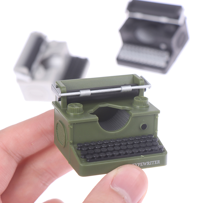 Home Furniture & Hardware Trading - 1Pcs Simulation Vintage Schreibmaschine Puppenhaus Miniatur