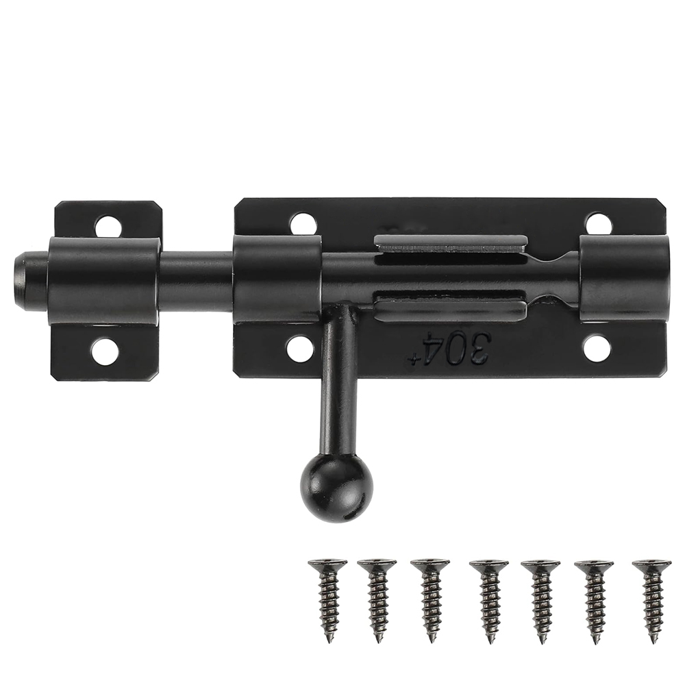 Barrel Bolt Slide - Türriegel aus Edelstahl 304, Zylinderriegel mit