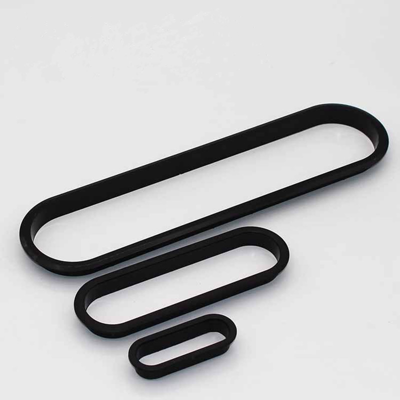 Furniture Hardware Covers - 2-teilige ovale Kabeldurchführung aus Kunststoff für