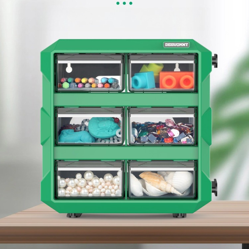 Furniture Screw Type - Schubladenartiger Werkzeugkasten | Stapelbare Kunststoff-Organizer mit