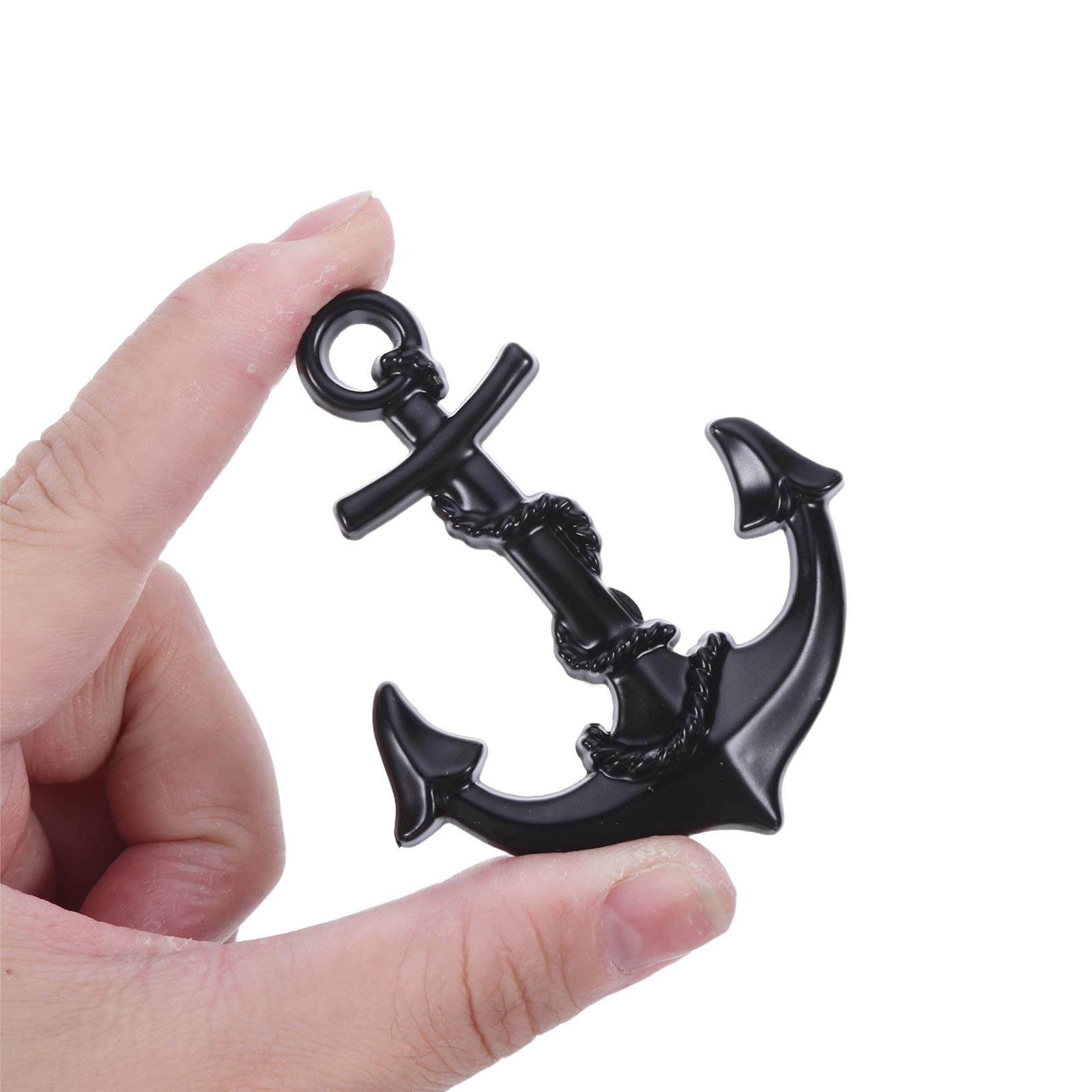 Vintage Furniture Hardware Pulls - 4 Stück Schwarze Vintage-Schubladengriffe mit Nautischem