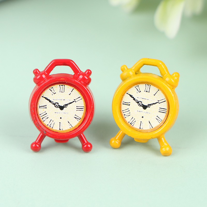 Home Furniture & Hardware Trading - 1PC Maßstab 1:12 Wecker Puppe Küche