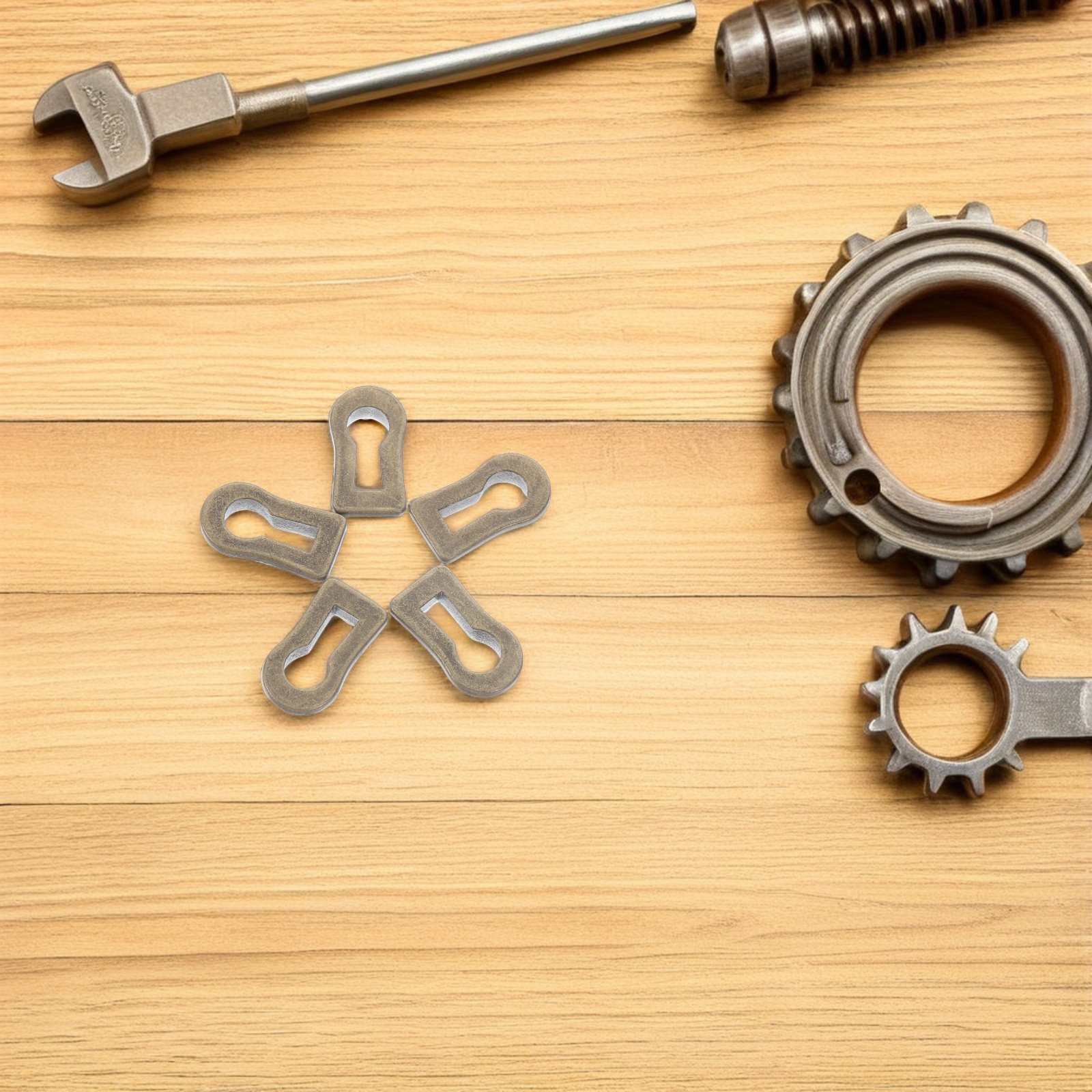 Furniture Hardware Covers - 12 Stück Zinklegierung Ovale Schlüsselloch-Abdeckung Dekorative