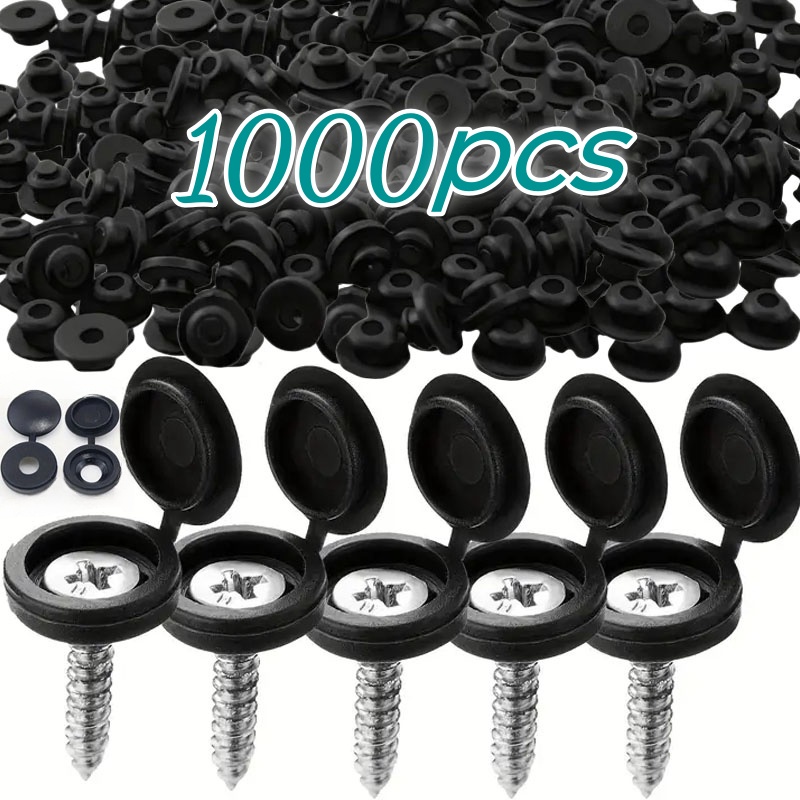 Furniture Hardware Covers - 1000 stücke Klapp Kunststoff Schraube Kappe