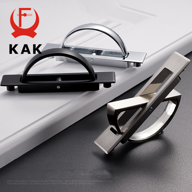 Furniture Hardware Covers - KAK Tatami versteckte Türgriffe, Zinklegierung, versenkte,