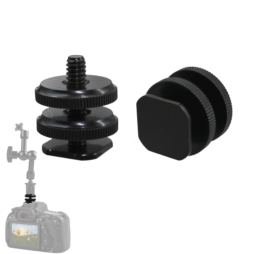 Cam Lock Nut - 1/4 Zoll Blitzschuh-Handyhalterung mit Doppelmutter, Cold