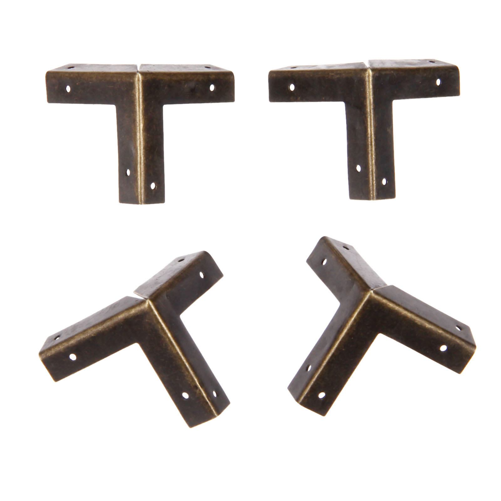DRELD 4 Stück Antik-Bronze-Eck – Furniture Hardware Covers Bewertung und Preis