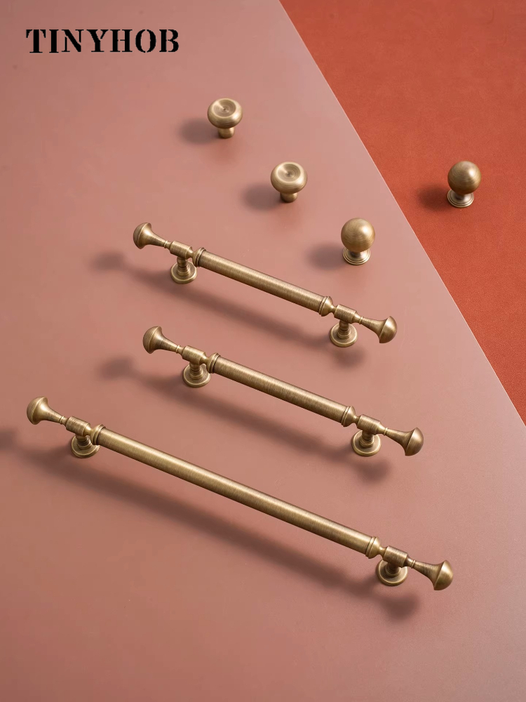 Vintage Massivmessing-Schrankg – Vintage Furniture Hardware Pulls Bewertung und Preis