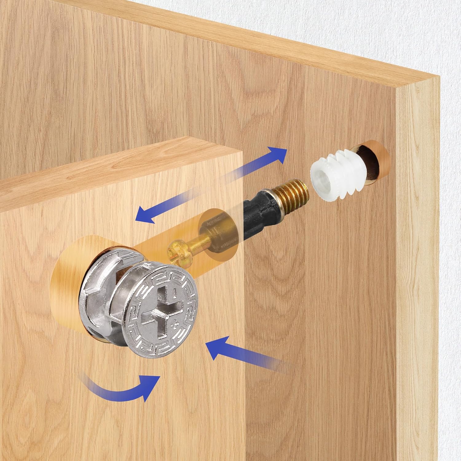 3-in-1 Möbelverbinder Schraube – Cam Lock Nut Bewertung und Preis