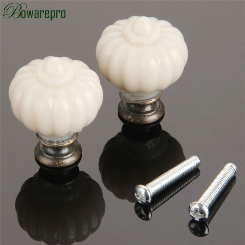 1Pc Acryl Elfenbein Weiß Kürbi – Furniture Hardware Supply Bewertung und Preis