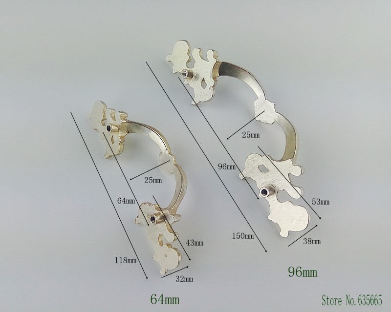 Antik Silber klassische Möbel  – Vintage Furniture Hardware Pulls Bewertung und Preis