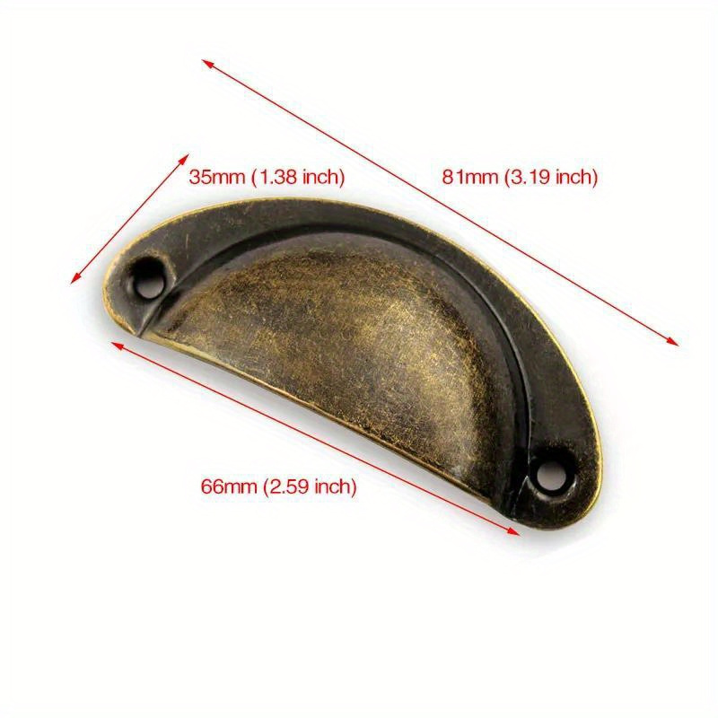 4 Stück antike Griffe Vintage  – Vintage Furniture Hardware Pulls Bewertung und Preis