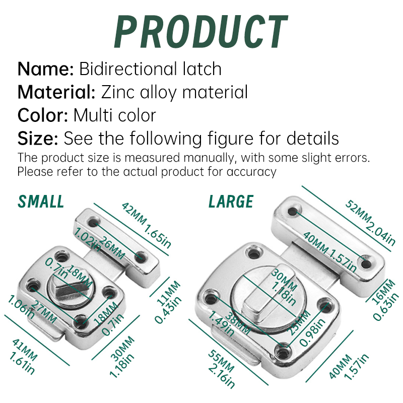 1 Stück Sicherheitsriegel für  – Barrel Bolt Slide Bewertung und Preis