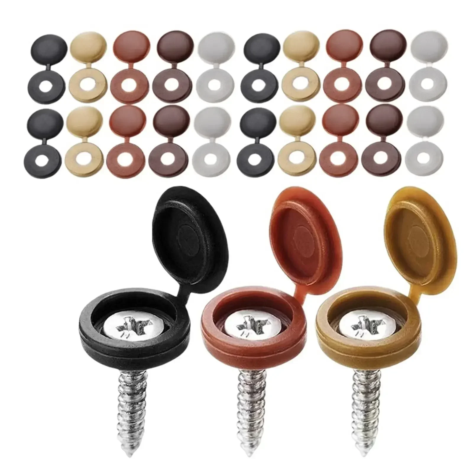 Klappbare Kunststoff-Schraubka – Furniture Hardware Covers Bewertung und Preis