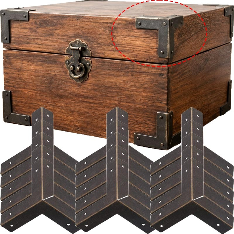 4/16er-Set Antik-Bronze Eckens – Furniture Hardware Covers Bewertung und Preis