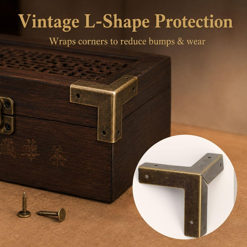 4/16er-Set Antik-Bronze Eckens – Furniture Hardware Covers Bewertung und Preis