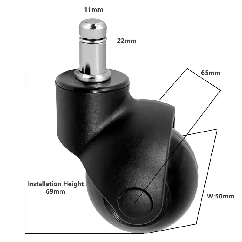 (5er-Pack) 2 Zoll Kugelrollen  – Furniture Screw Type Bewertung und Preis