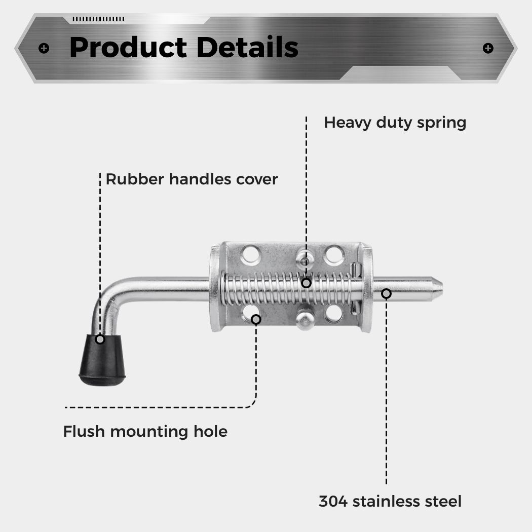 2 Stück federbelastete Riegels – Barrel Bolt Slide Bewertung und Preis