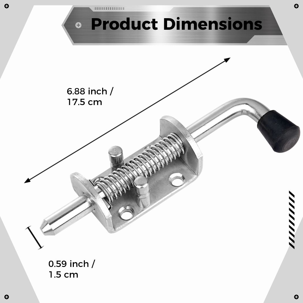 2 Stück federbelastete Riegels – Barrel Bolt Slide Bewertung und Preis