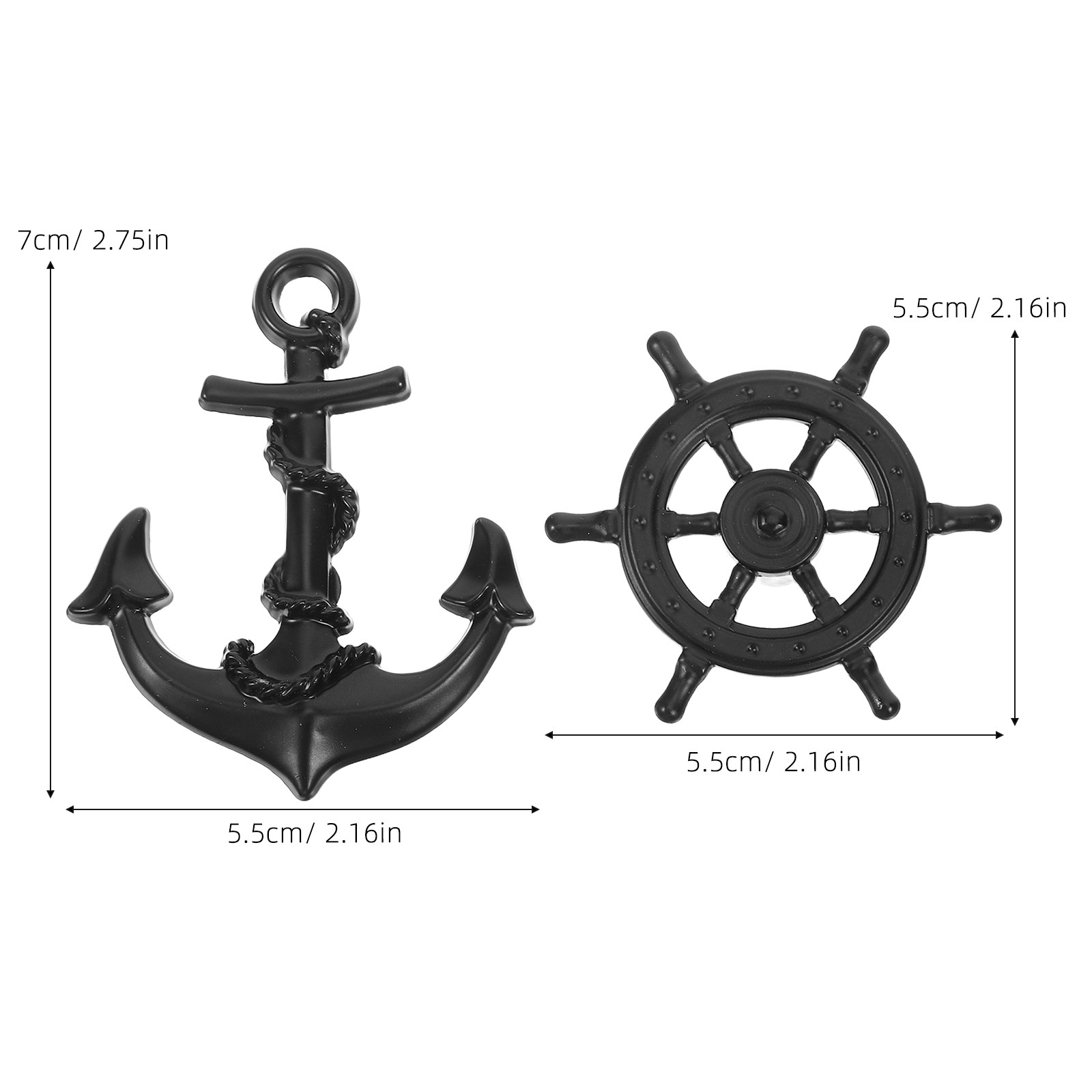 4 Stück Schwarze Vintage-Schub – Vintage Furniture Hardware Pulls Bewertung und Preis