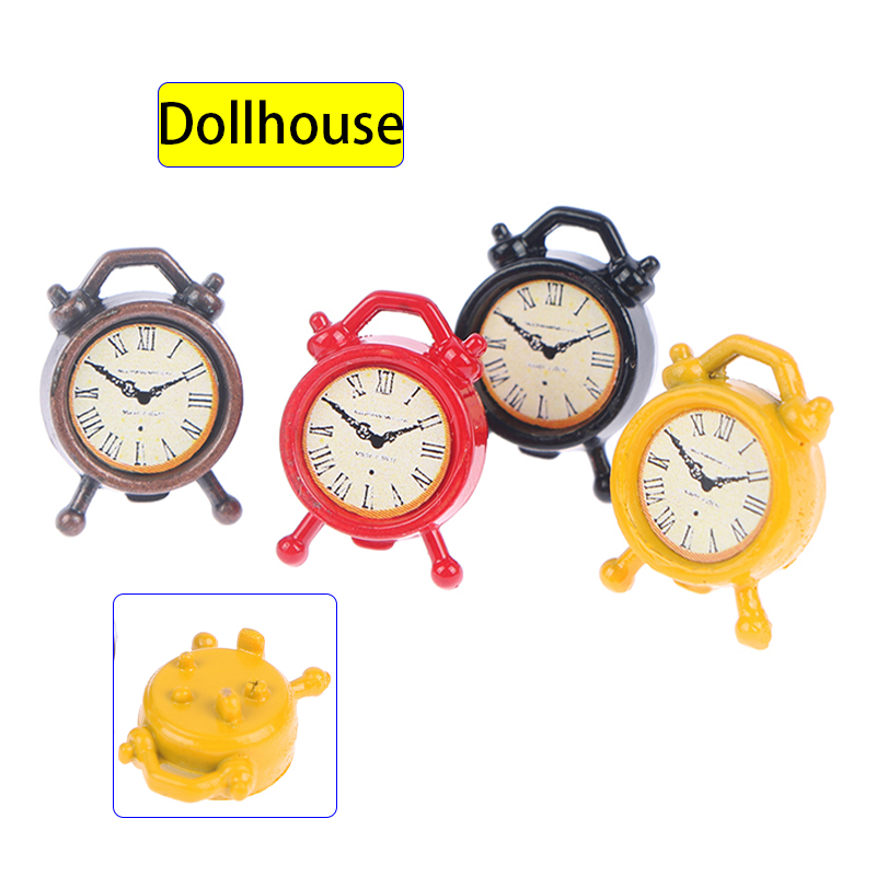1PC Maßstab 1:12 Wecker Puppe  – Home Furniture & Hardware Trading Bewertung und Preis
