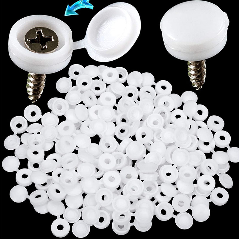 Weiß Klapp Kunststoff Schraube – Furniture Hardware Covers Bewertung und Preis