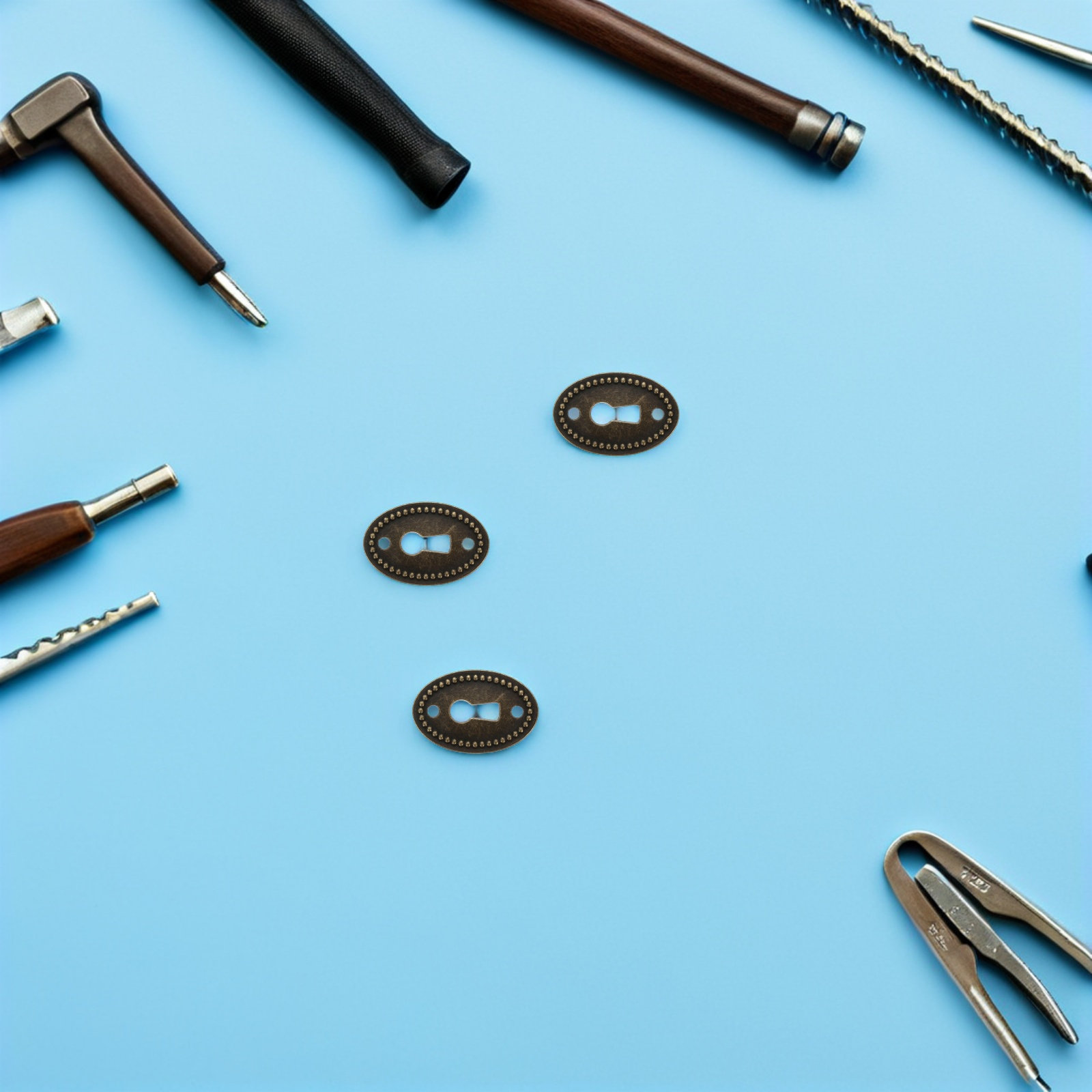 16 Stück Vintage Zinklegierung – Furniture Hardware Covers Bewertung und Preis