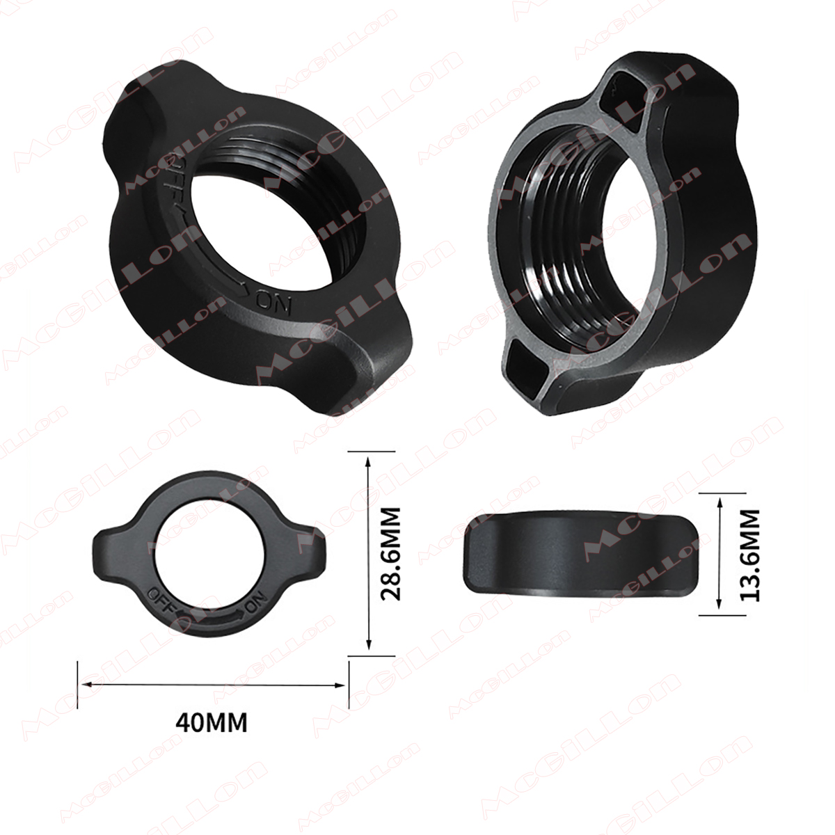 17 mm Kugelbefestigungsclip, M – Cam Lock Nut Bewertung und Preis