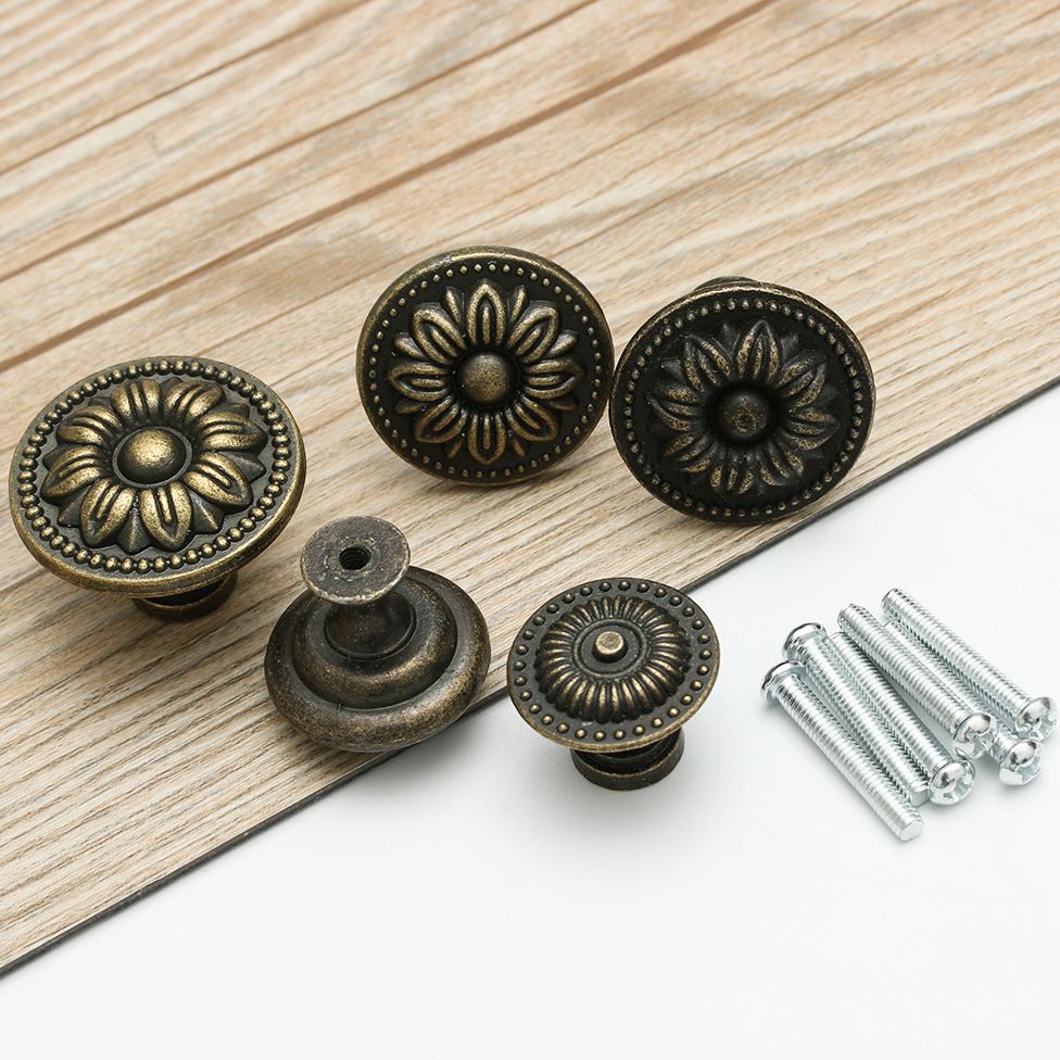 2 Pcs Antike Pull Griffe Runde – Vintage Furniture Hardware Pulls Bewertung und Preis