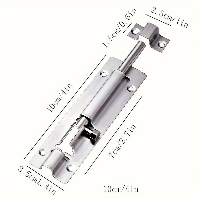 1/5 Stück Edelstahl-Türriegel  – Barrel Bolt Slide Bewertung und Preis