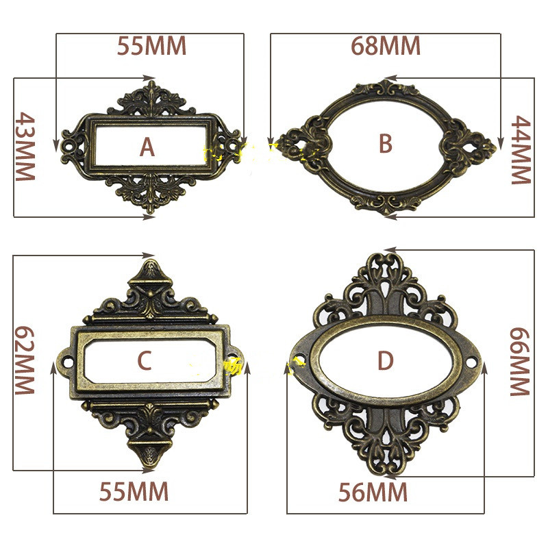 3 stücke Antiken Geschnitzten  – Furniture Hardware Names Bewertung und Preis